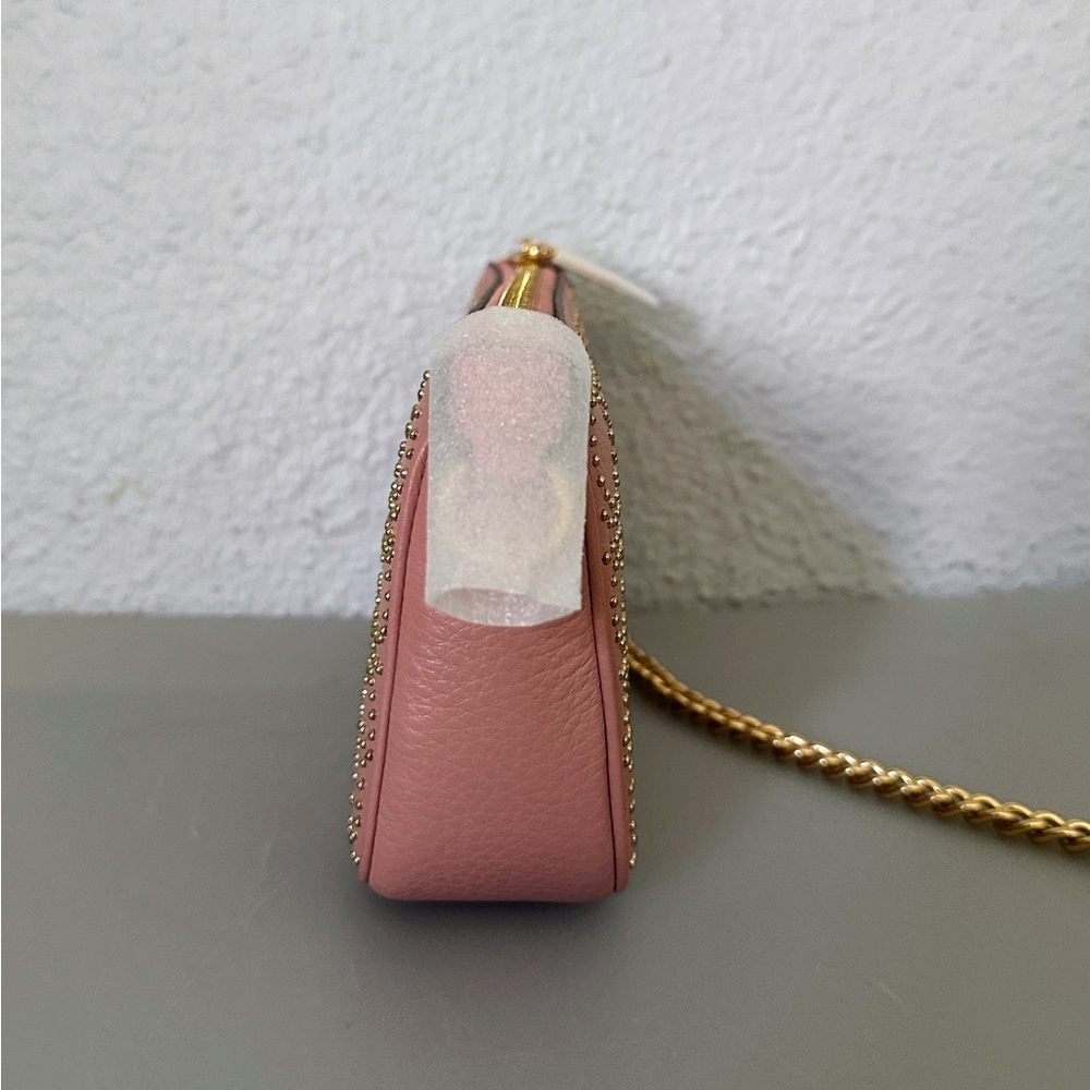 🔥NWT COACH Nolita‎ 19 With Signature Rivets Leather in Pink - Picture 14 of 16